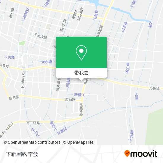 下新屋路地图