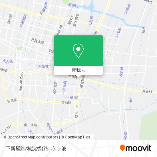 下新屋路/杭沈线(路口)地图