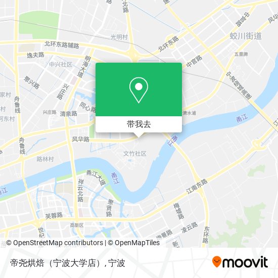 帝尧烘焙（宁波大学店）地图