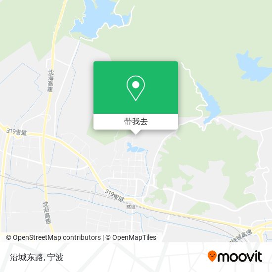 沿城东路地图