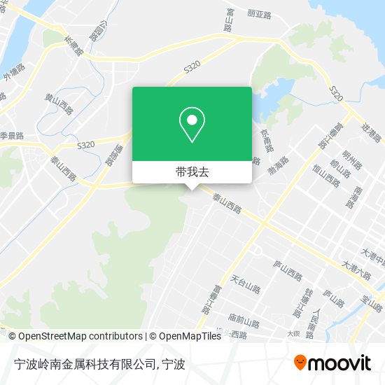 宁波岭南金属科技有限公司地图