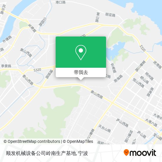 顺发机械设备公司岭南生产基地地图
