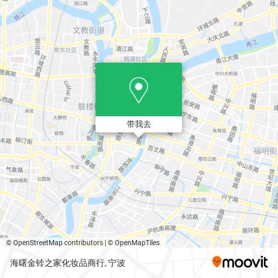 海曙金铃之家化妆品商行地图
