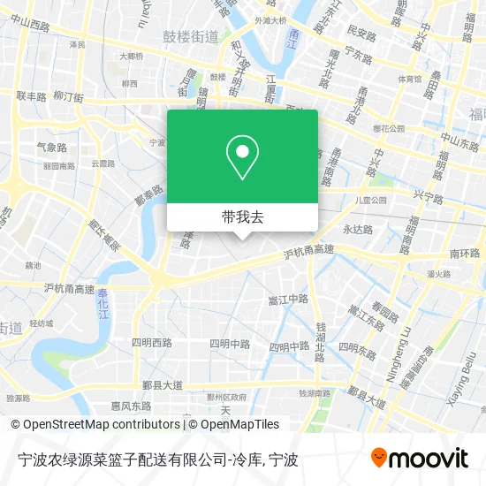宁波农绿源菜篮子配送有限公司-冷库地图