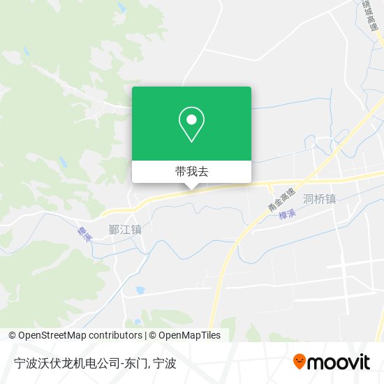宁波沃伏龙机电公司-东门地图