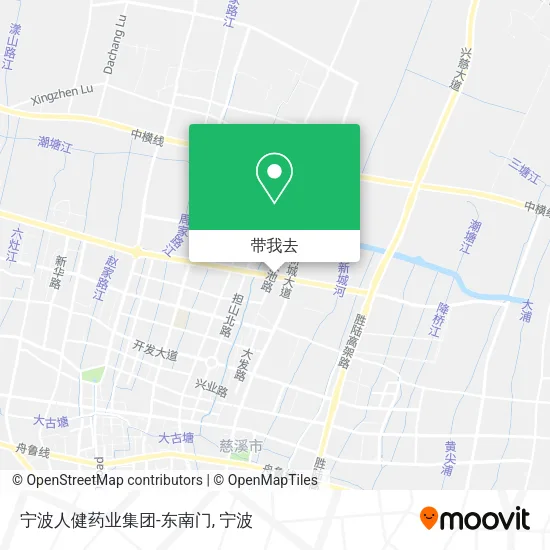 宁波人健药业集团-东南门地图