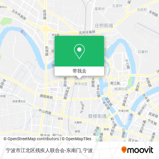 宁波市江北区残疾人联合会-东南门地图