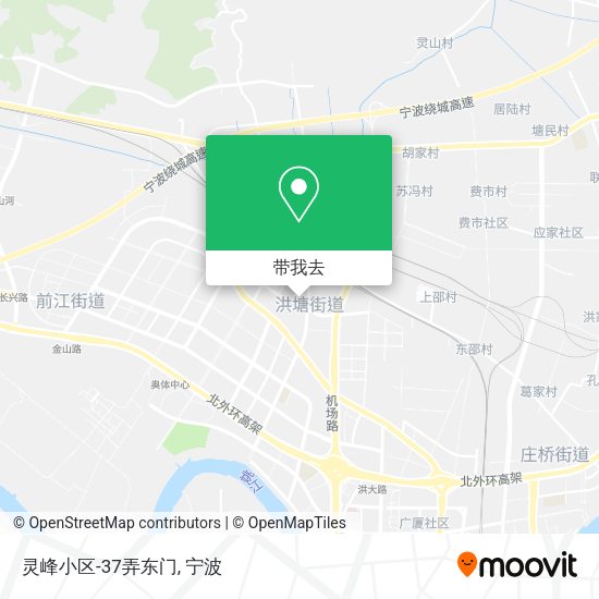 灵峰小区-37弄东门地图