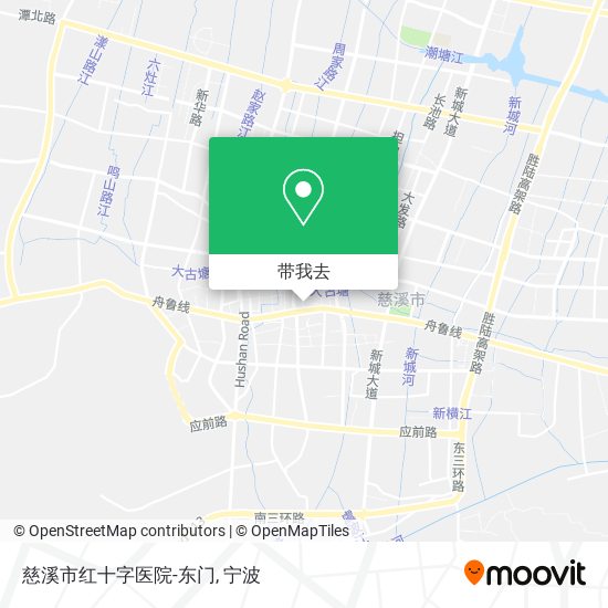 慈溪市红十字医院-东门地图