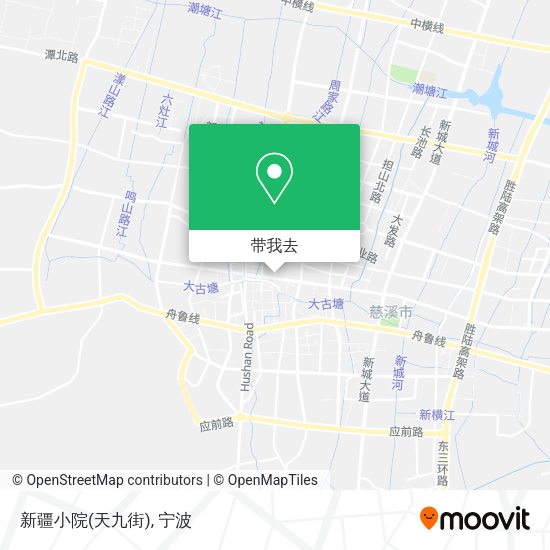 新疆小院(天九街)地图