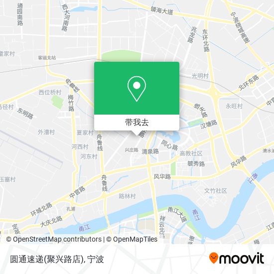 圆通速递(聚兴路店)地图