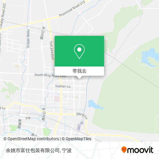 余姚市富仕包装有限公司地图