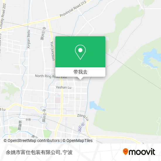 余姚市富仕包装有限公司地图