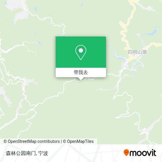 森林公园南门地图