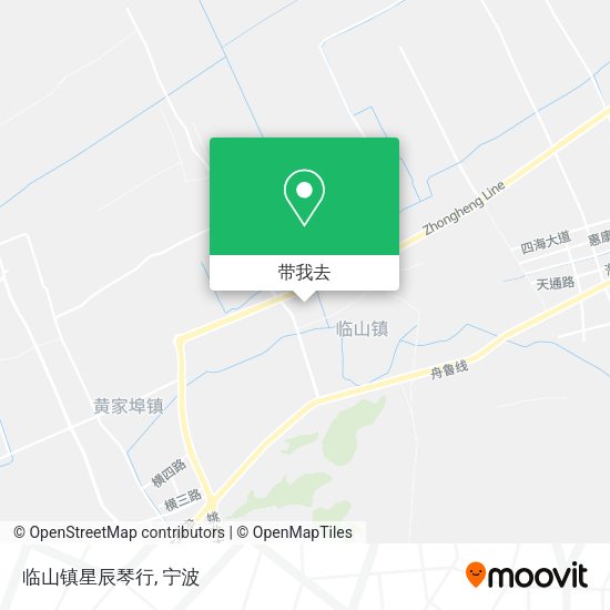 临山镇星辰琴行地图