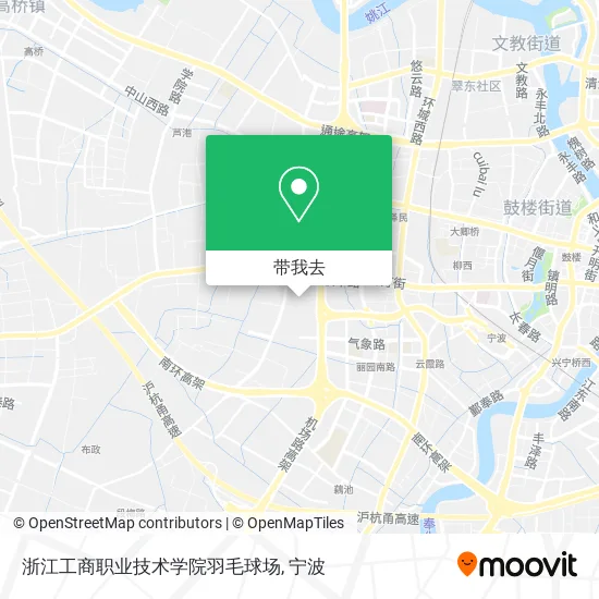 浙江工商职业技术学院羽毛球场地图