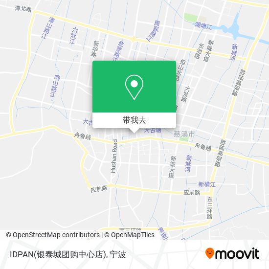 IDPAN(银泰城团购中心店)地图