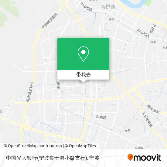 中国光大银行(宁波集士港小微支行)地图