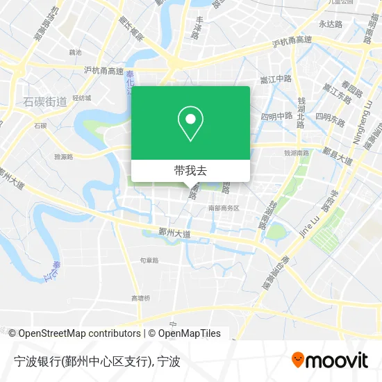 宁波银行(鄞州中心区支行)地图