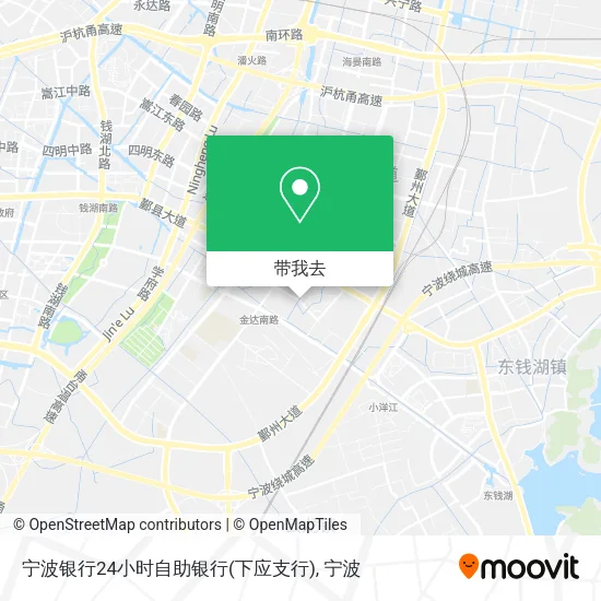 宁波银行24小时自助银行(下应支行)地图