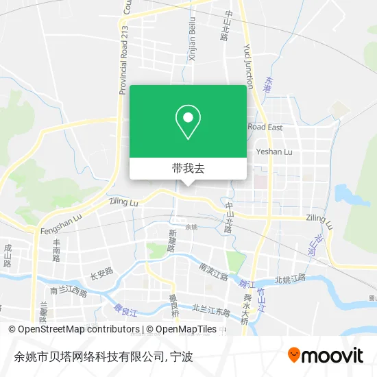 余姚市贝塔网络科技有限公司地图