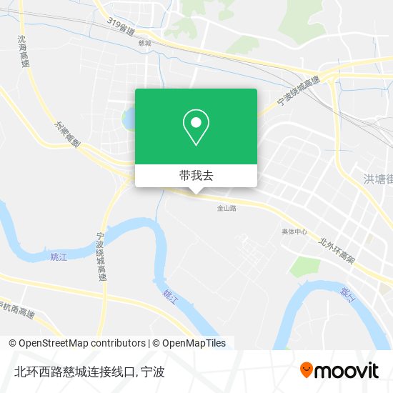 北环西路慈城连接线口地图
