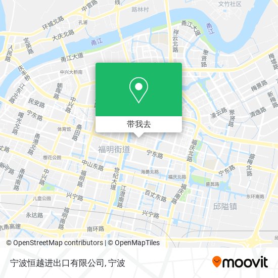 宁波恒越进出口有限公司地图