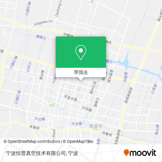 宁波恒普真空技术有限公司地图