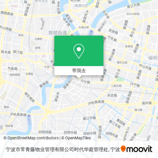 宁波市常青藤物业管理有限公司时代华庭管理处地图