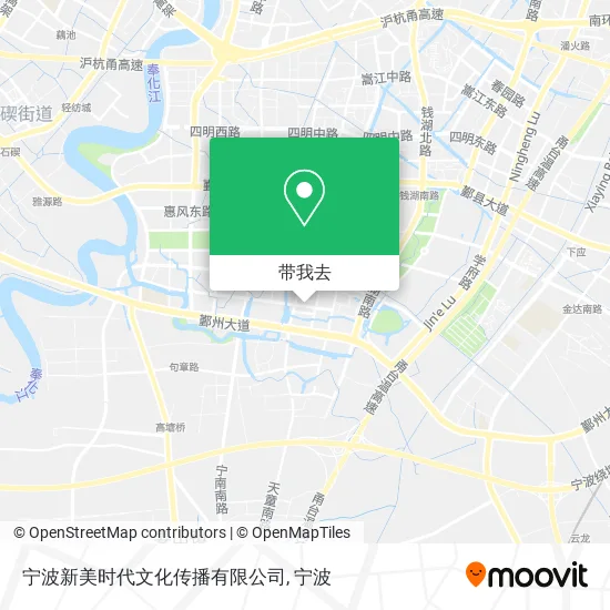 宁波新美时代文化传播有限公司地图
