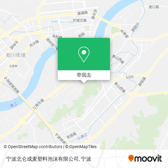 宁波北仑成麦塑料泡沫有限公司地图