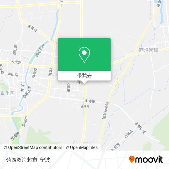 镇西双海超市地图