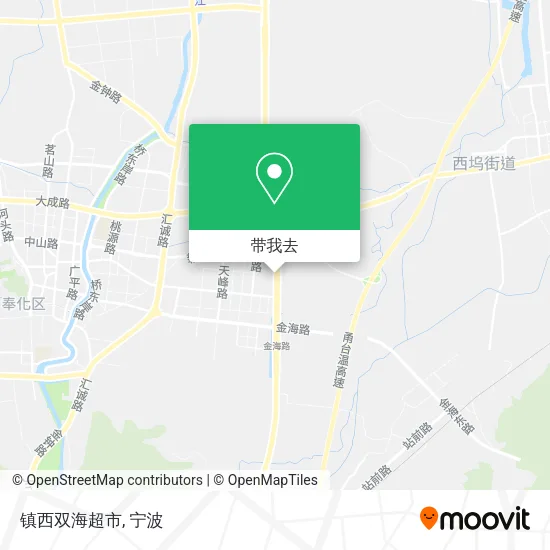 镇西双海超市地图