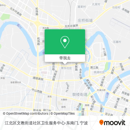 江北区文教街道社区卫生服务中心-东南门地图