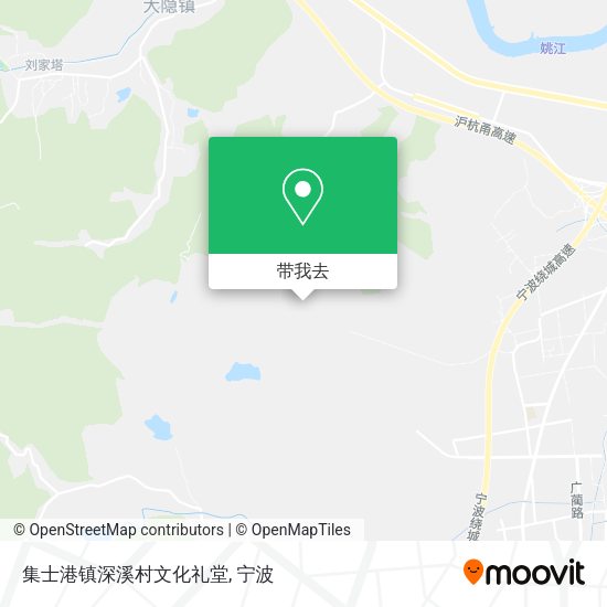 集士港镇深溪村文化礼堂地图