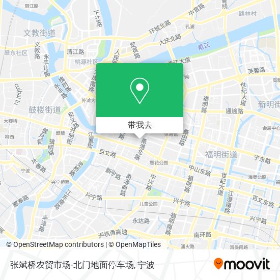 张斌桥农贸市场-北门地面停车场地图