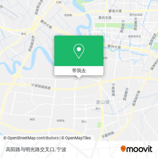 高阳路与明光路交叉口地图