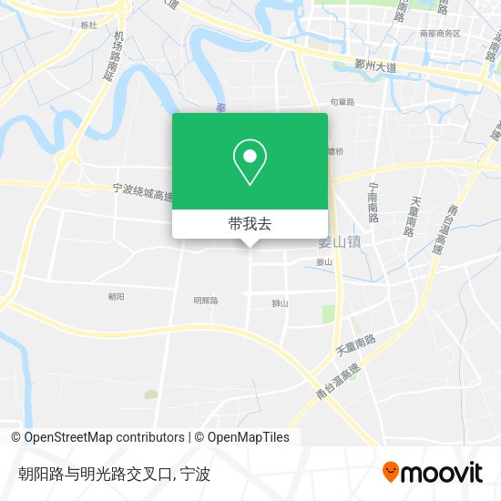 朝阳路与明光路交叉口地图