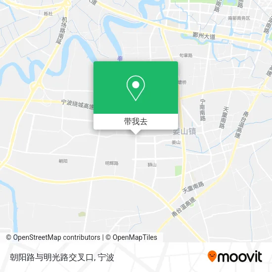 朝阳路与明光路交叉口地图
