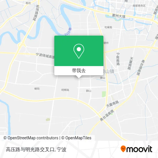 高压路与明光路交叉口地图