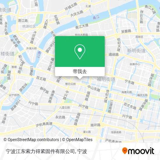宁波江东索力得紧固件有限公司地图
