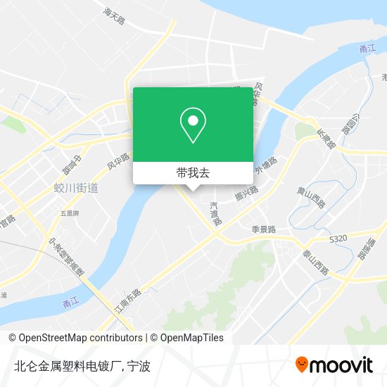 北仑金属塑料电镀厂地图