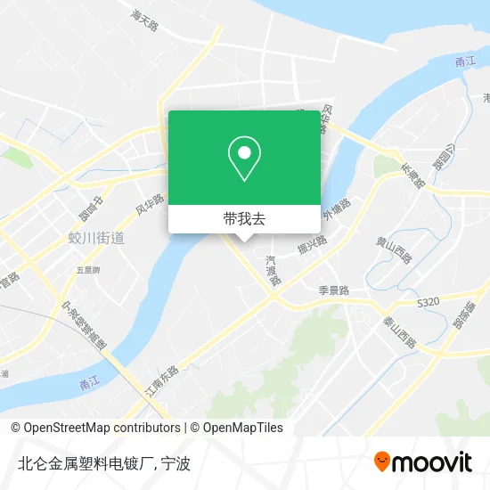 北仑金属塑料电镀厂地图