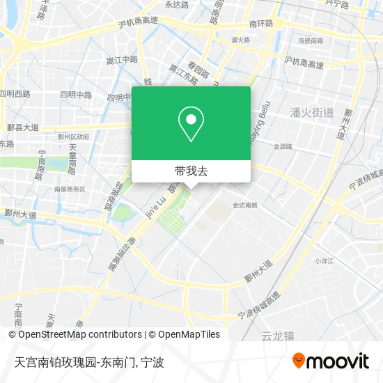天宫南铂玫瑰园-东南门地图