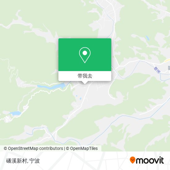 磻溪新村地图