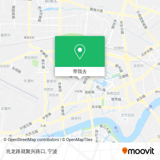 兆龙路就聚兴路口地图
