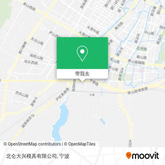 北仑大兴模具有限公司地图
