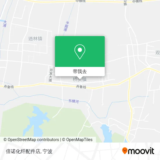 倍诺化纤配件店地图