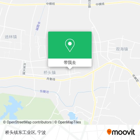 桥头镇东工业区地图