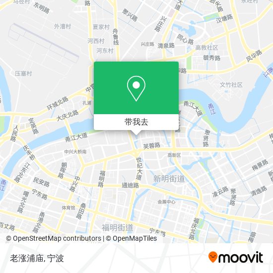 老涨浦庙地图